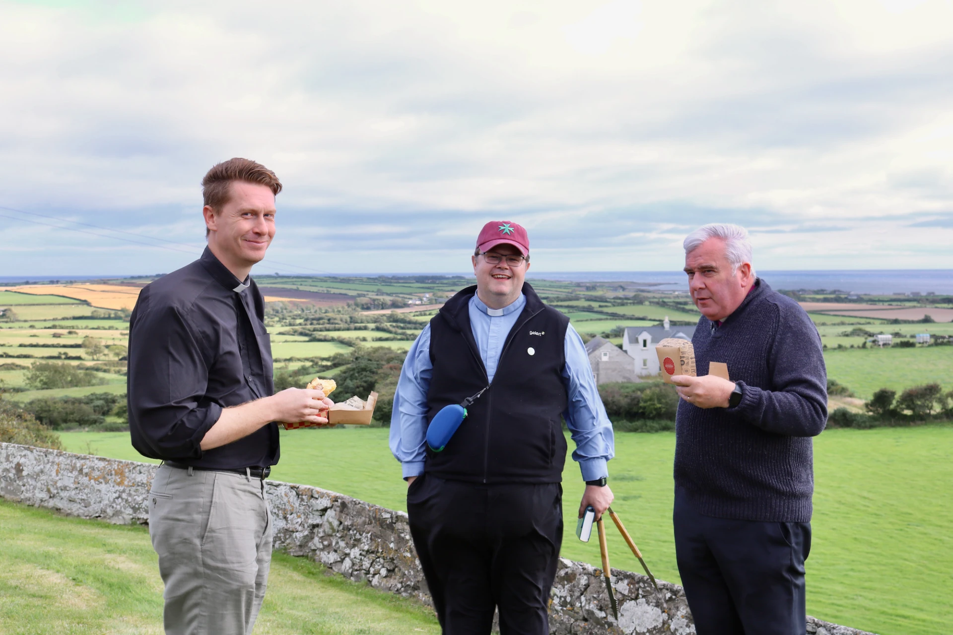 Eben Grobbelaar, Adrian Dorrian and Bishop David