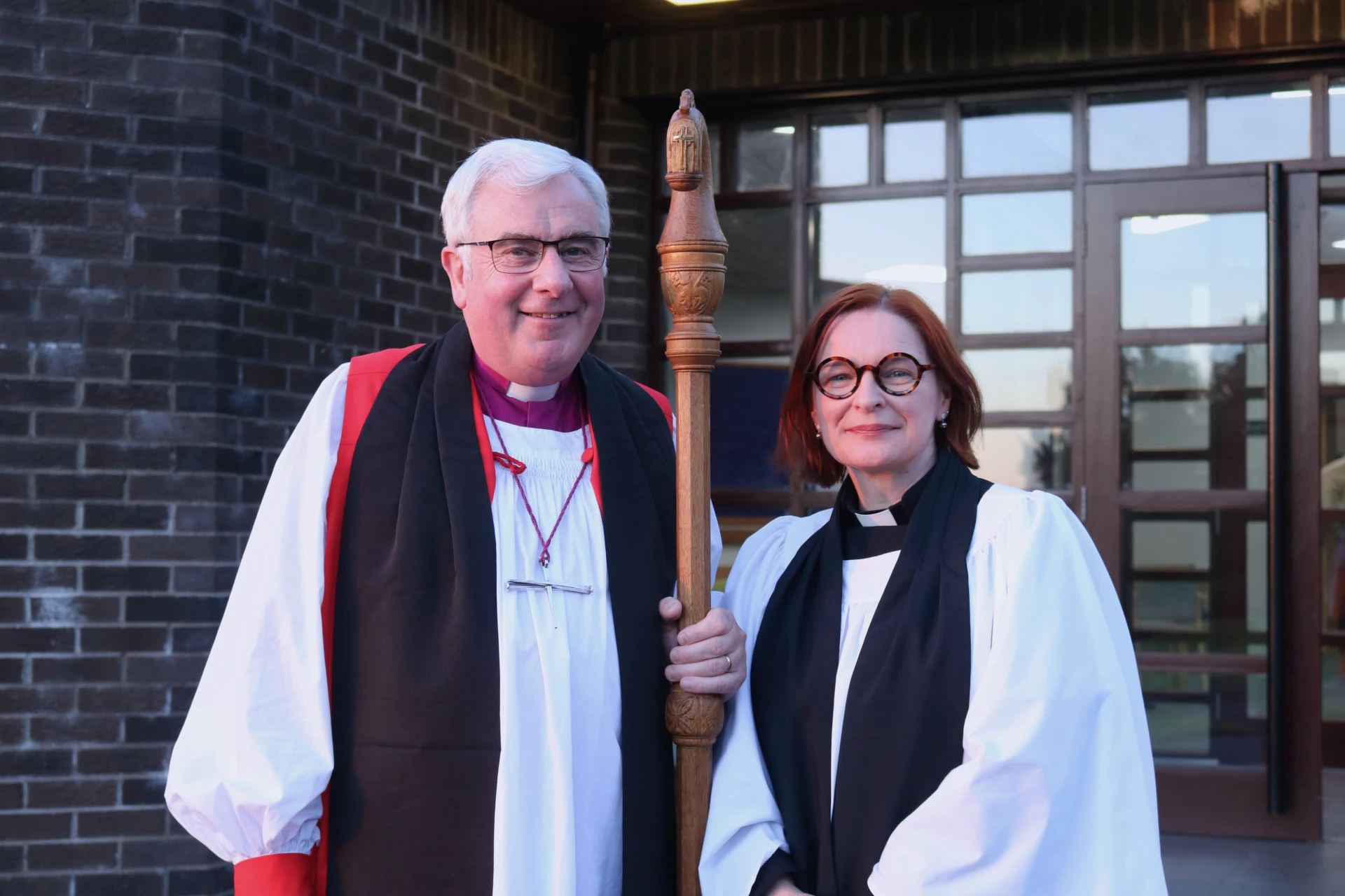 Bishop David with Revd Emma Rutherford