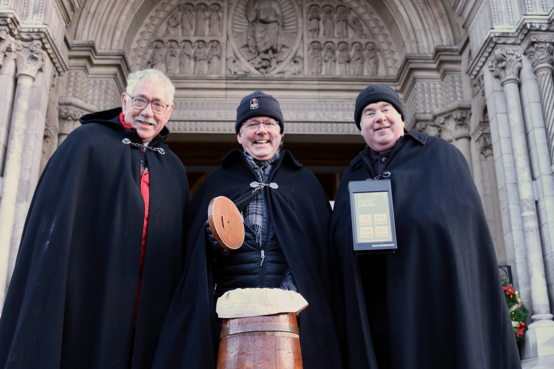 Bishop Trevor Williams, Dean Stephen Forde and Bishop David McClay