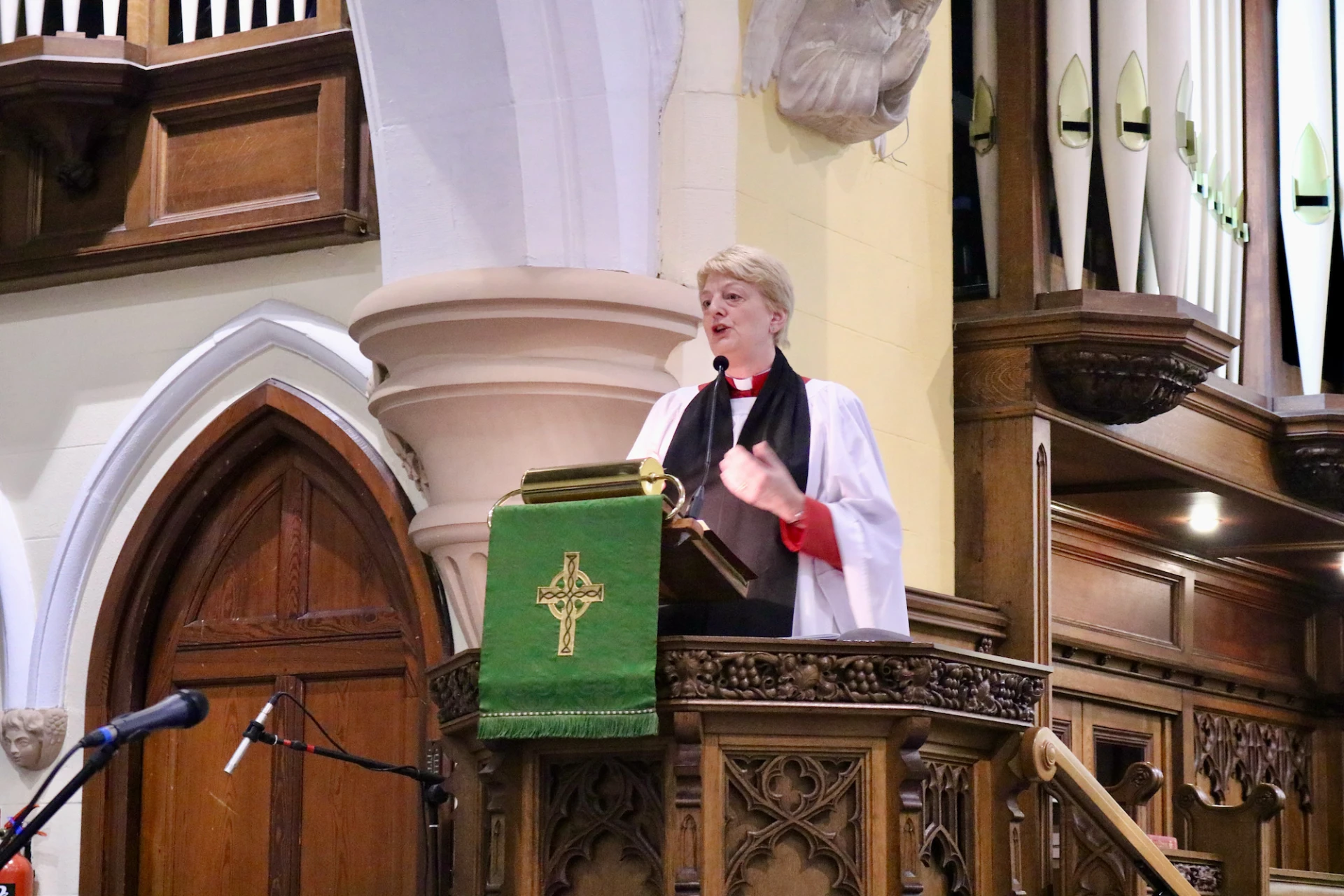 Canon Myrtle Morrison gives the address