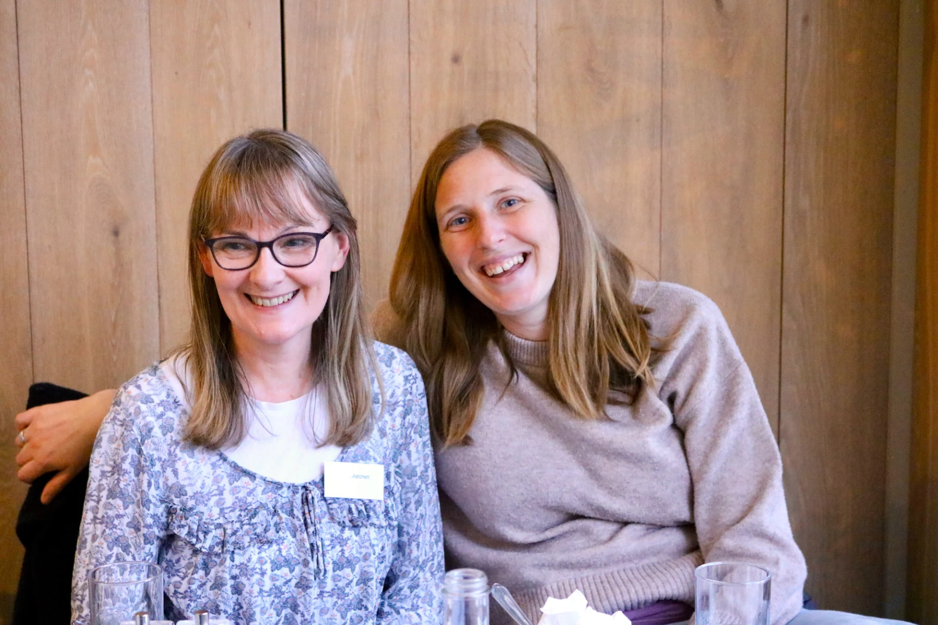 Glynis Matchett and Revd Lucy Burden