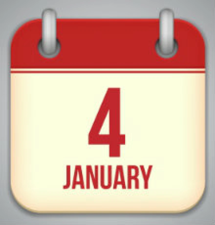 What’s special about Sunday 4 January?