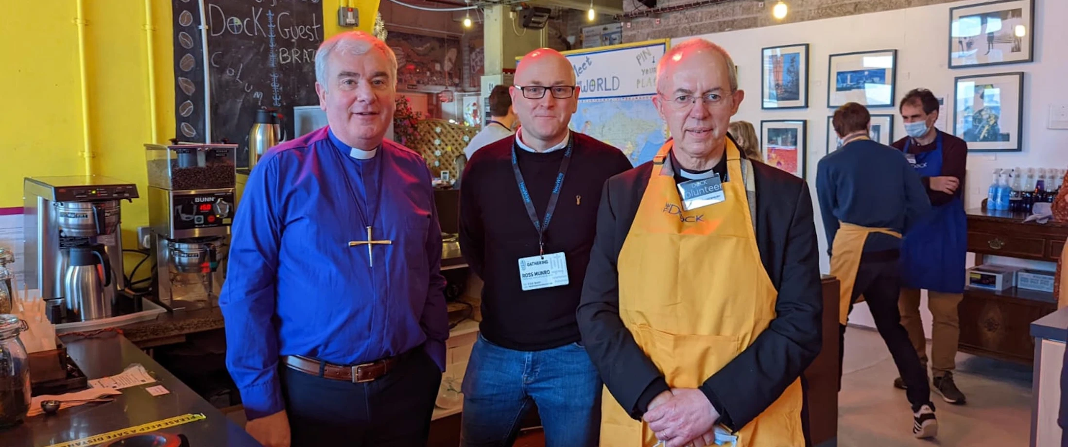 Archbishop Welby visits The DOCK Café