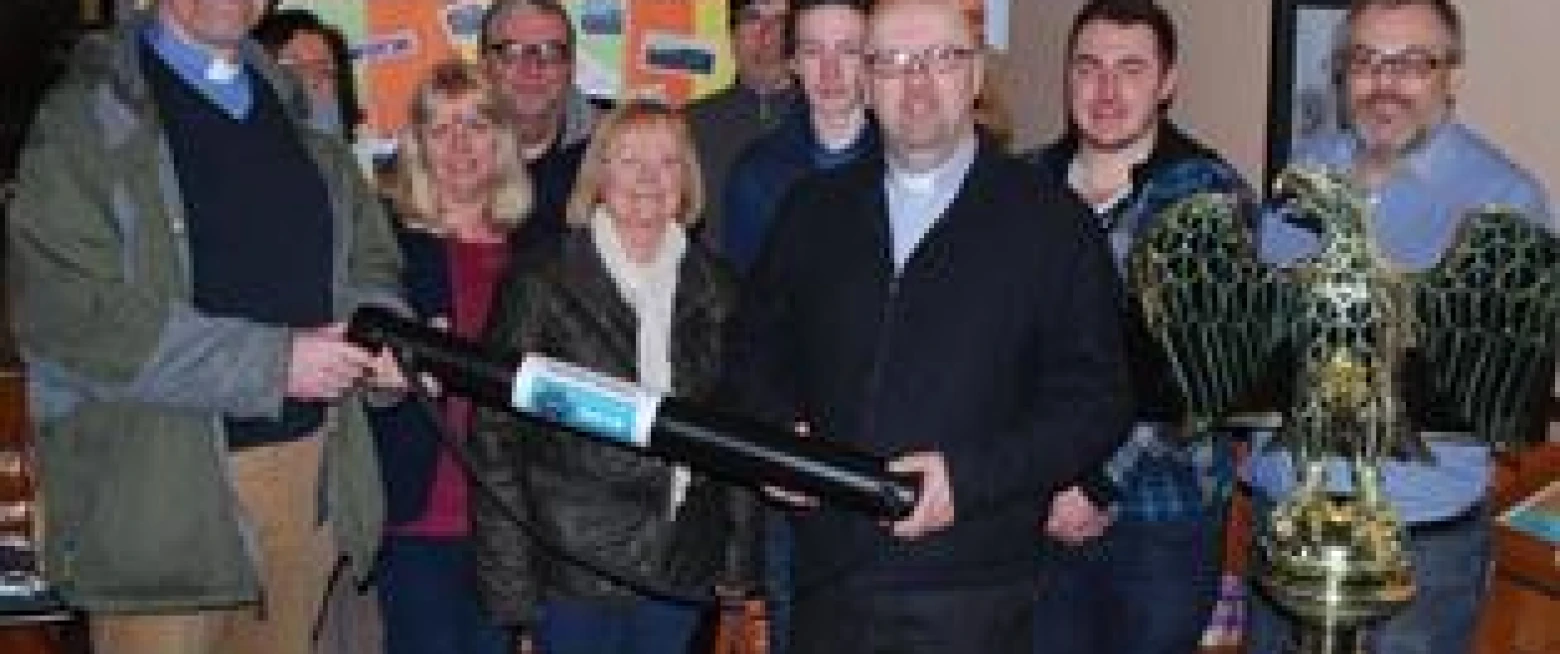 The prayer scroll is in Newtownards