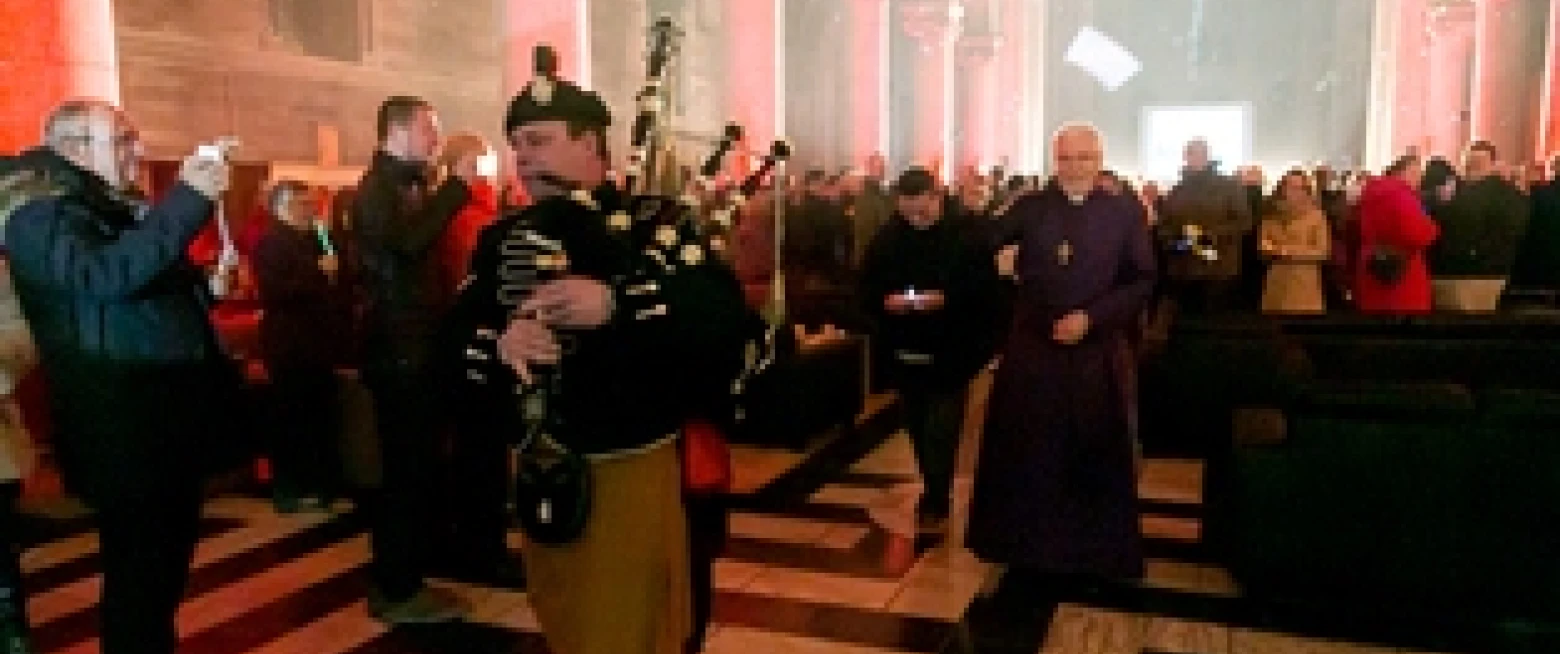 Cathedral lights up as Bishop Harold leads the diocese into a Year of Mission