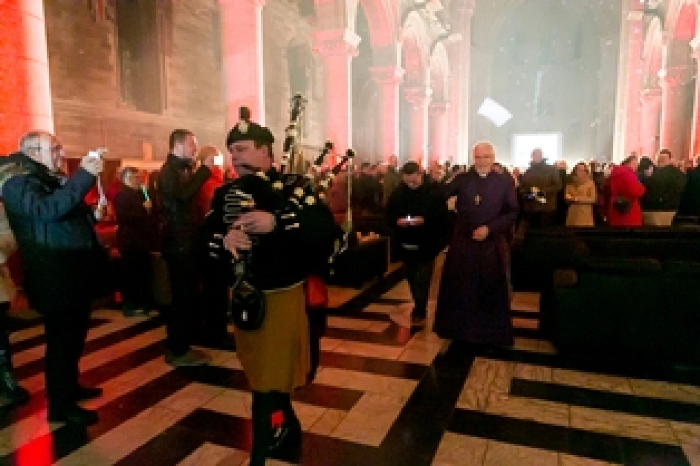 Cathedral lights up as Bishop Harold leads the diocese into a Year of Mission