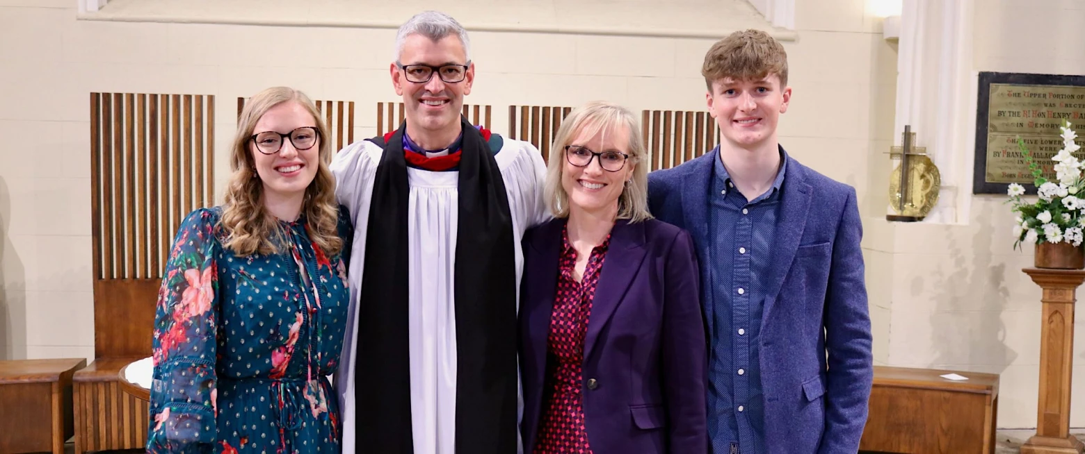 Archdeacon Jim is installed in Down Cathedral