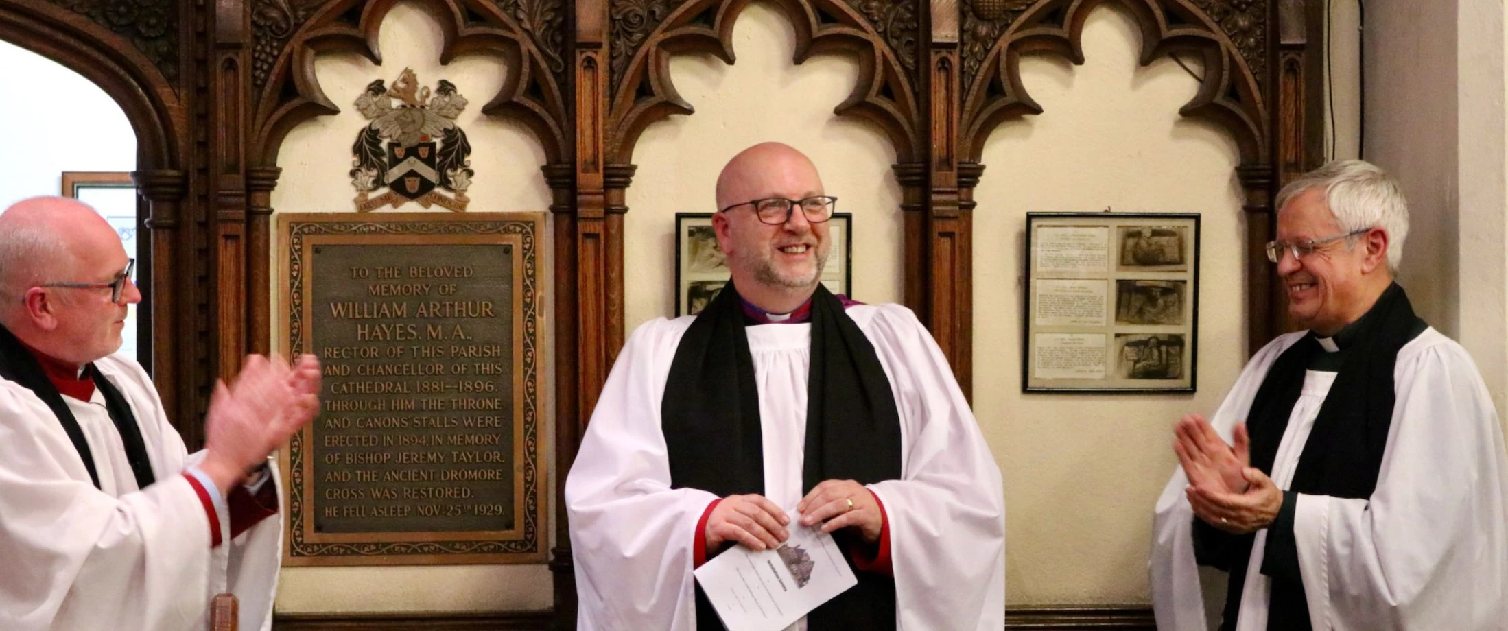Archdeacon Mark is installed in Dromore Cathedral