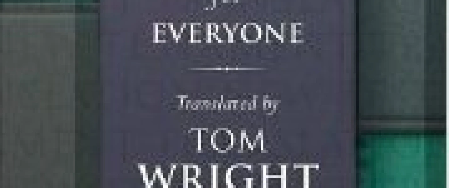 Tom Wright’s New Testament translation for Bishop’s Bible Week