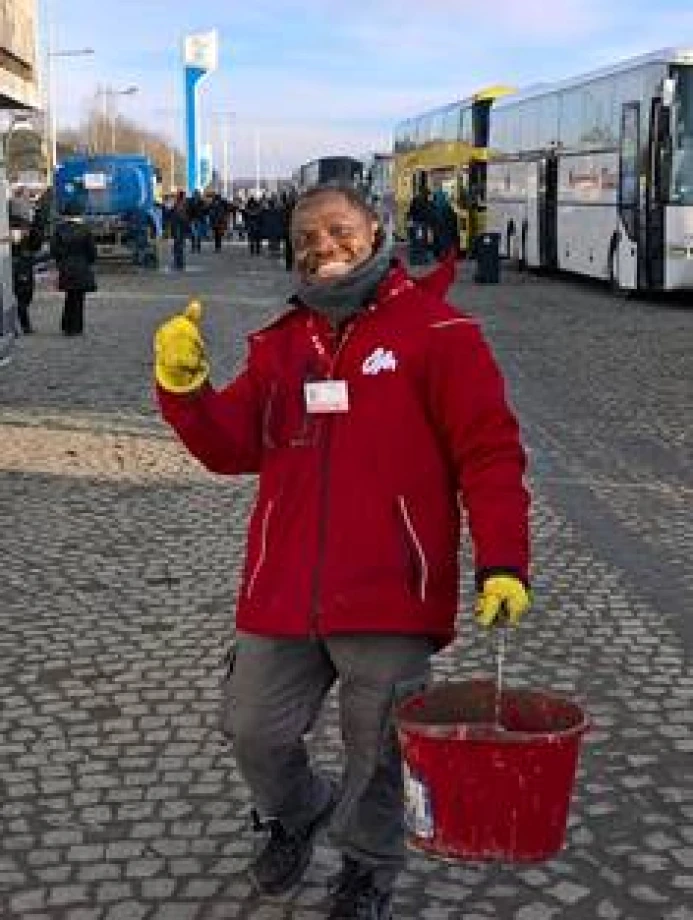 Belvoir parishioner volunteers at refugee camp in Serbia