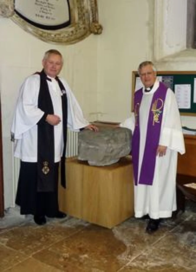 Army donates ancient St Patrick’s stone to Down Cathedral