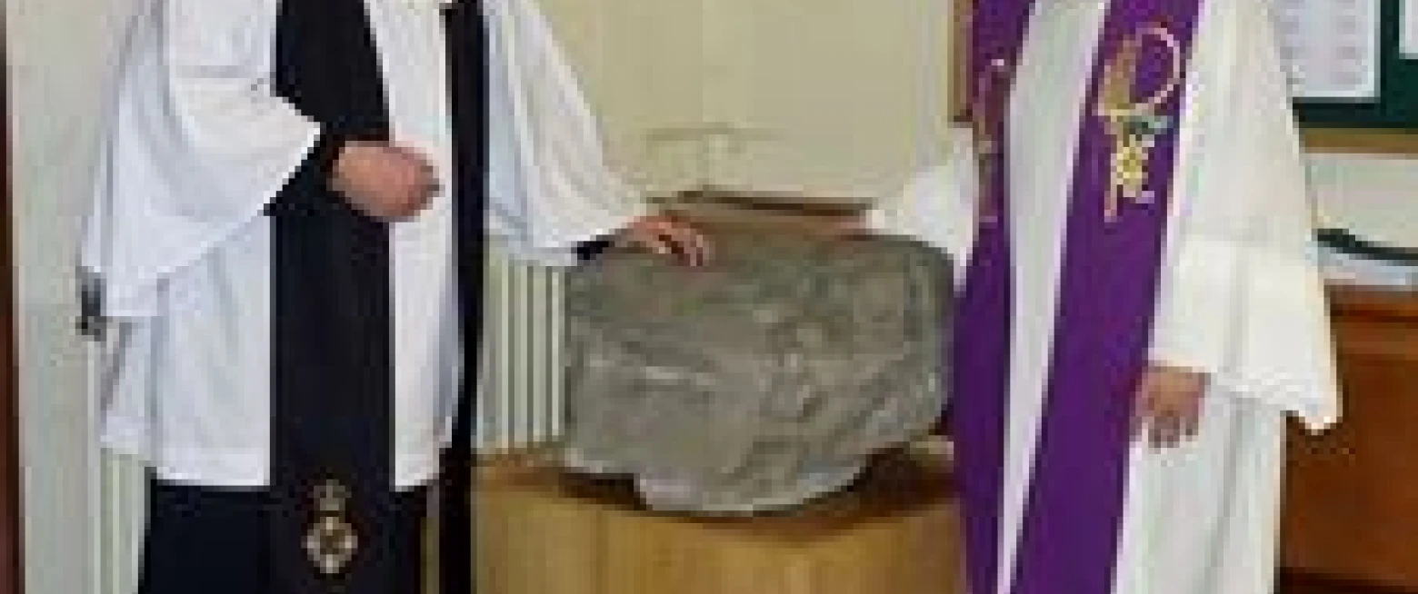 Army donates ancient St Patrick’s stone to Down Cathedral