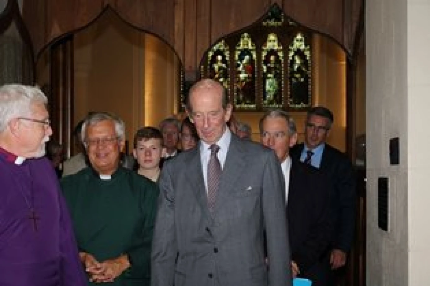 HRH The Duke of Kent visits Down Cathedral