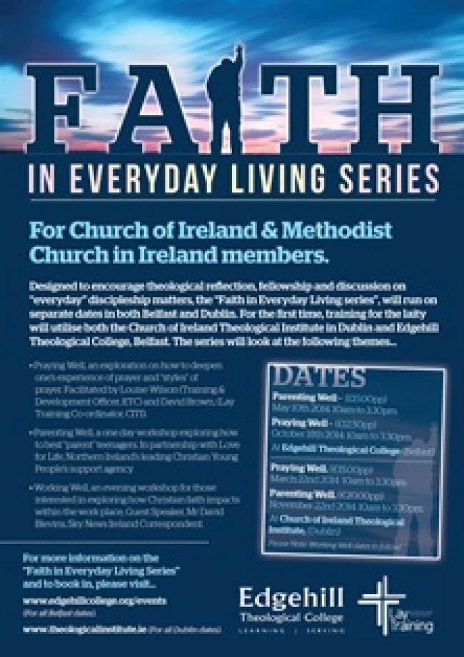 New lay training opportunities for Church of Ireland and Methodist Church in Ireland members