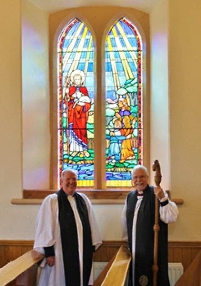 Beautiful new window dedicated in Garvaghy Parish Church