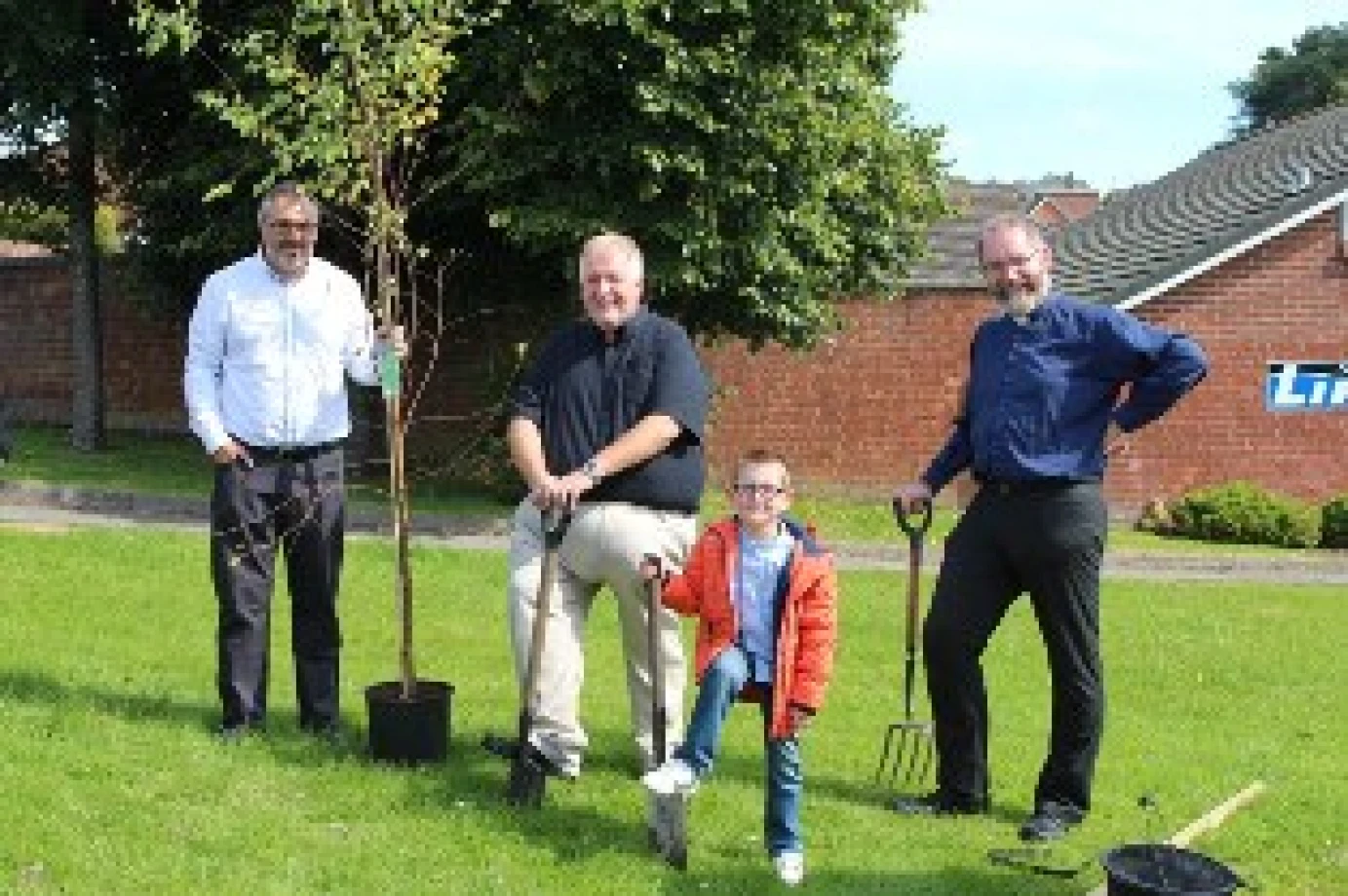 A third church is planted – and a tree!