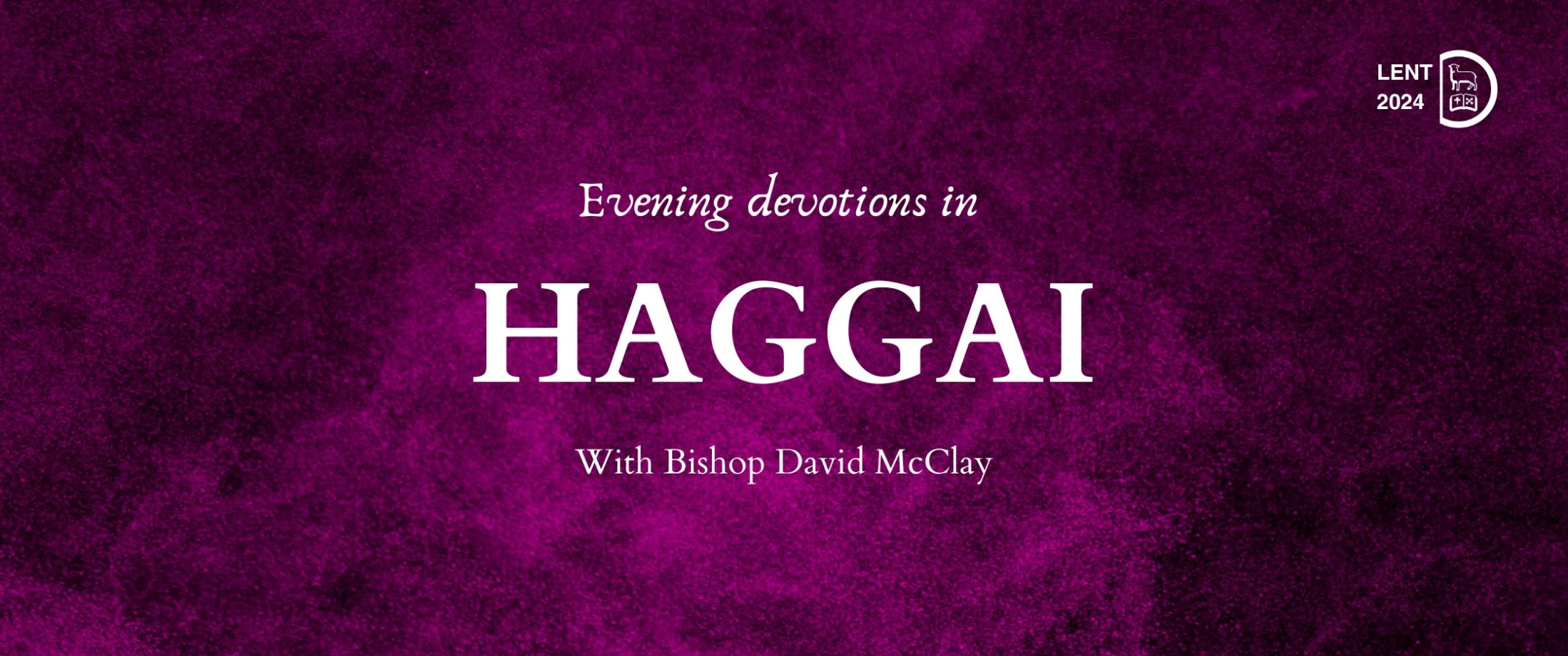 Day 12: Haggai 1:13