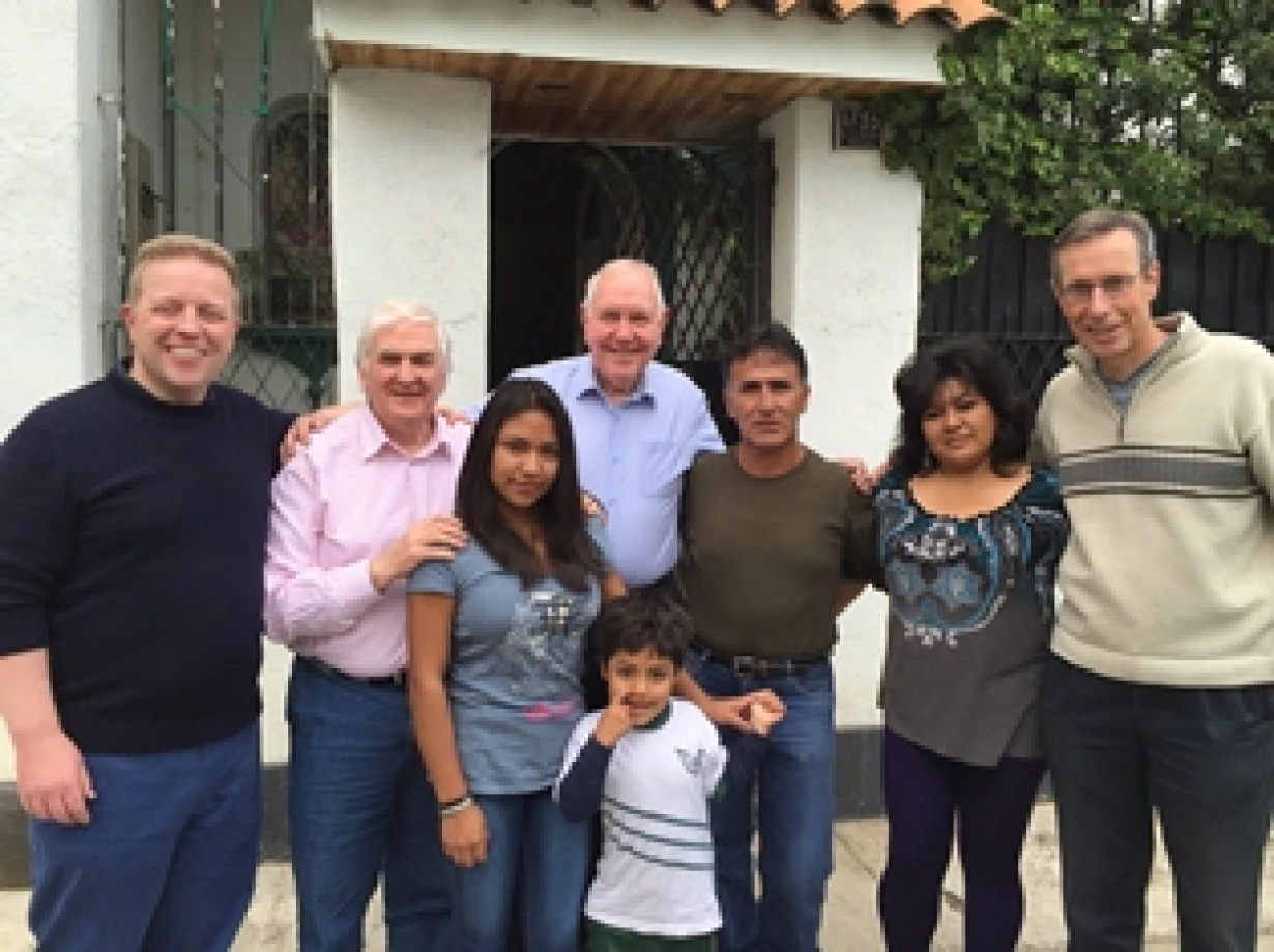 Mission team ministers with the church in Bolivia