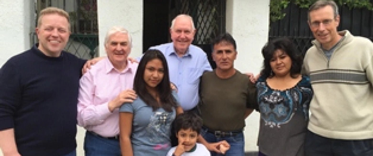 Mission team ministers with the church in Bolivia