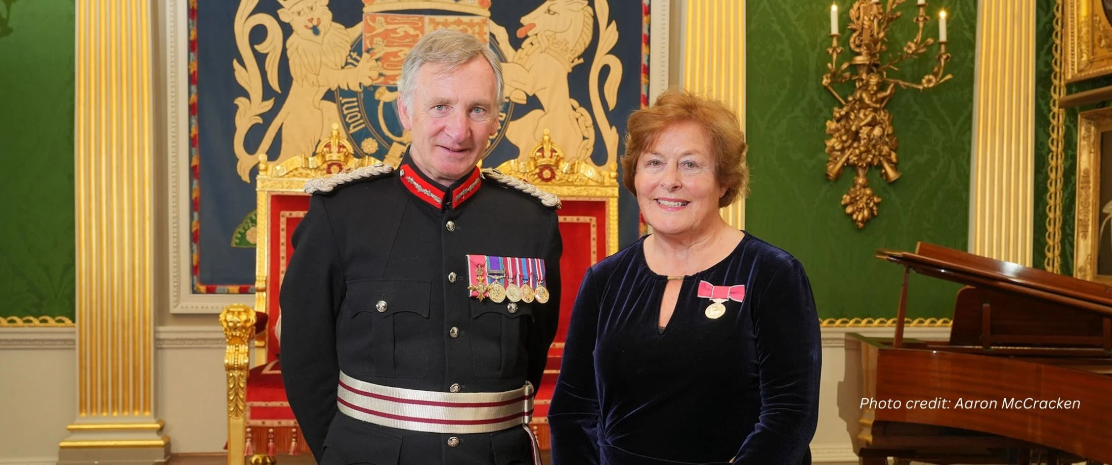 Disability champion receives British Empire Medal 