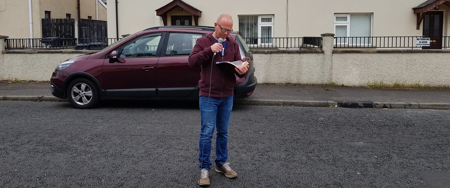 John brings church to his street 