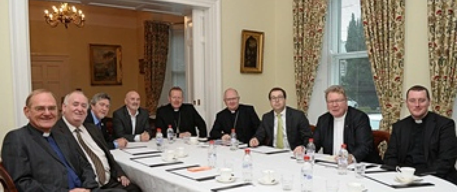 Church Leaders Meet Chair Of The Social Development Committee Alex Maskey MLA