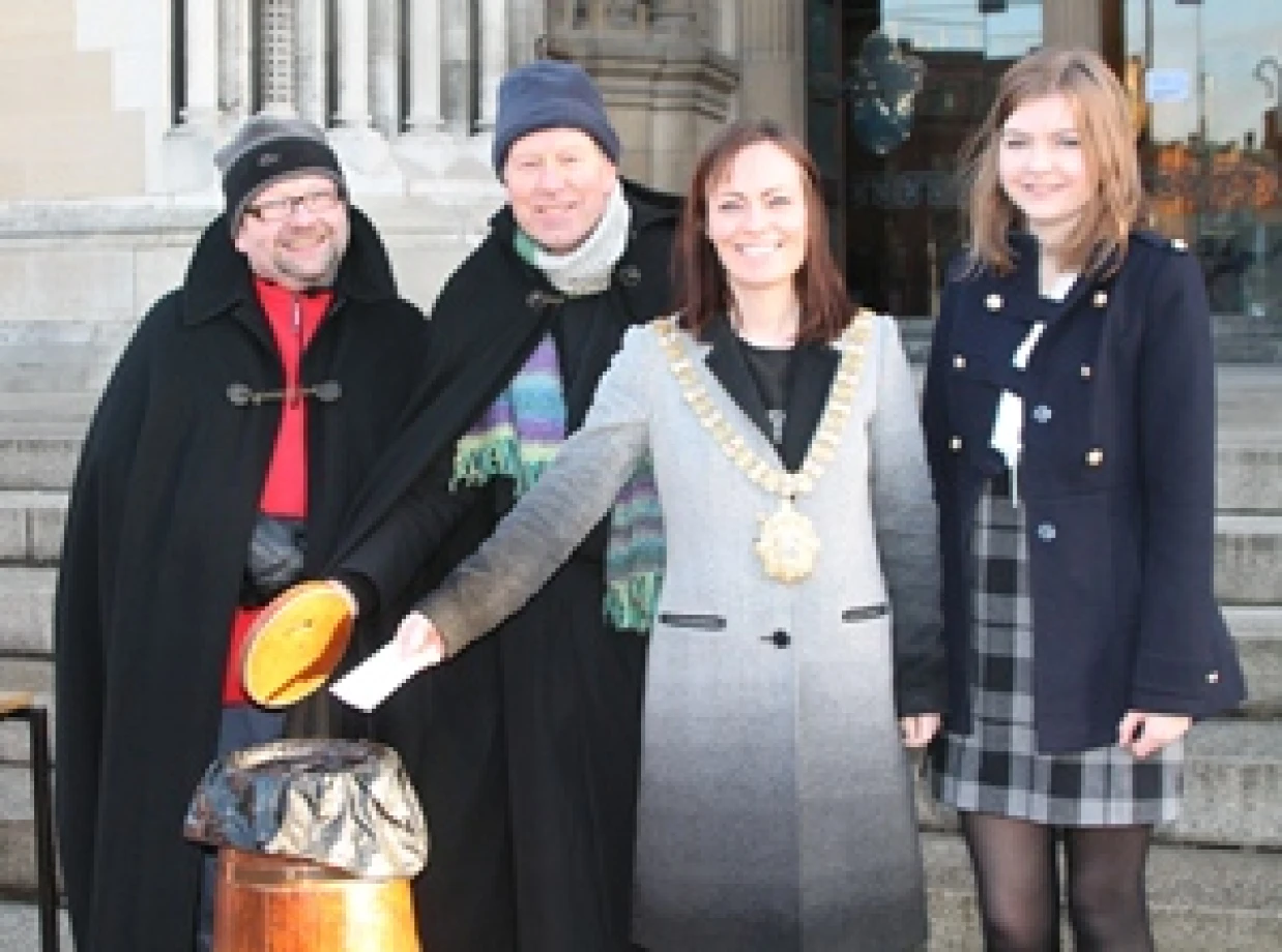 Dean of Belfast passes the half–way mark on his annual sit–out