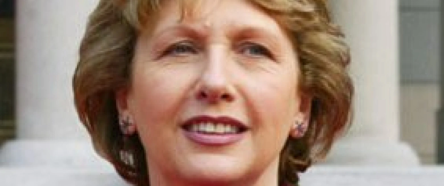 President Mary McAleese visits Down Cathedral