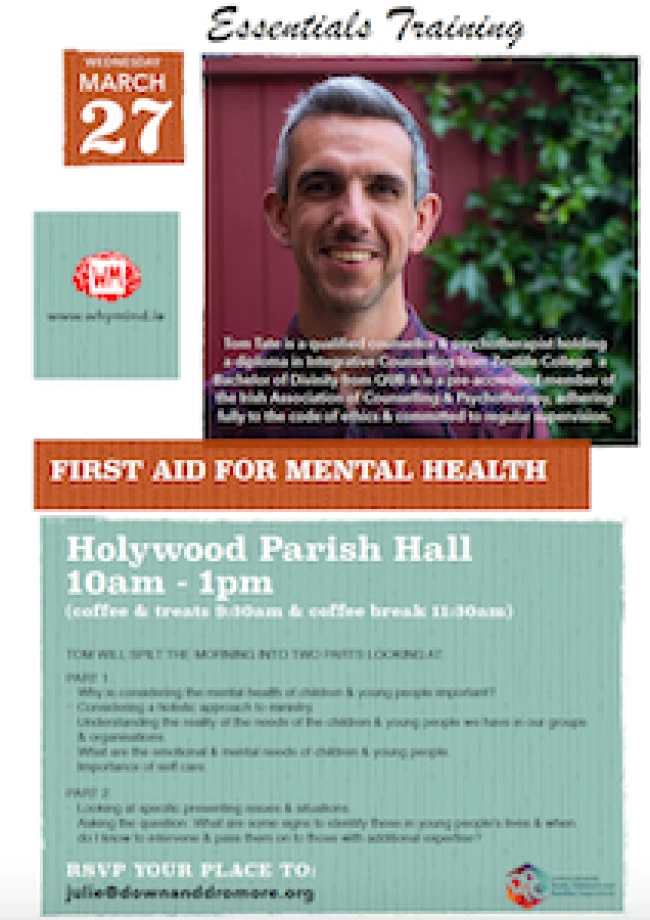 Training event will offer ‘First Aid for Mental Health’
