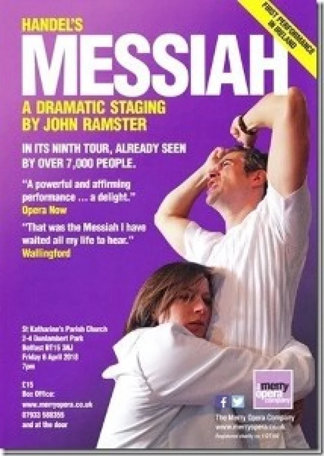 Church will host Irish premier of dramatic staging of Handel’s Messiah 