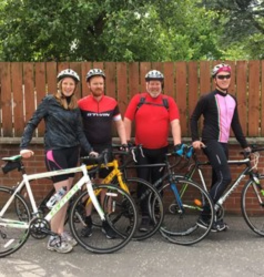 Mount Merrion team get on their bikes!