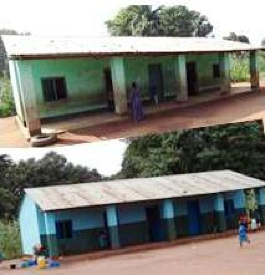 Paint and Pastor’s Houses in Maridi