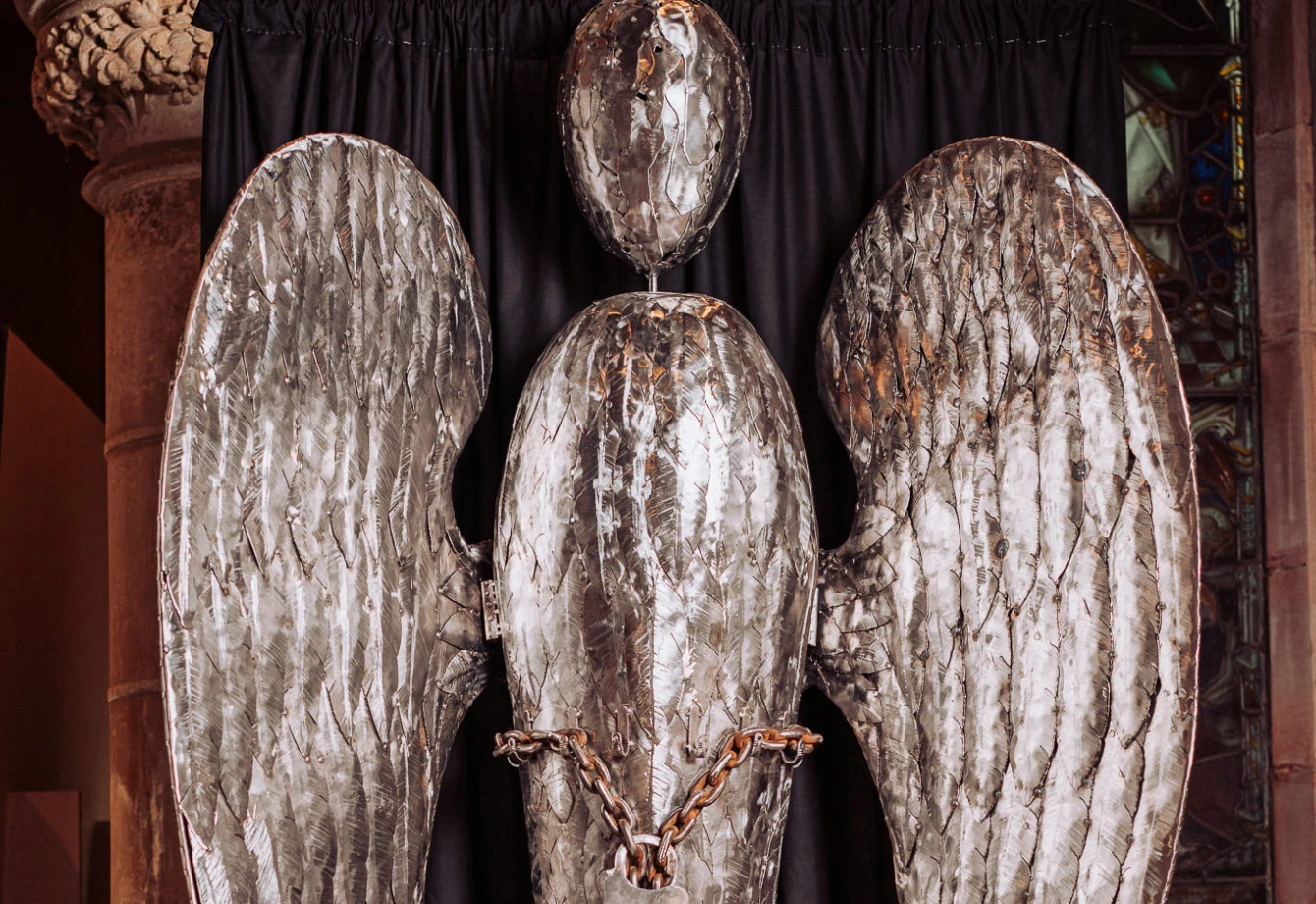 Prisoners unlock their talents to create Angel sculpture