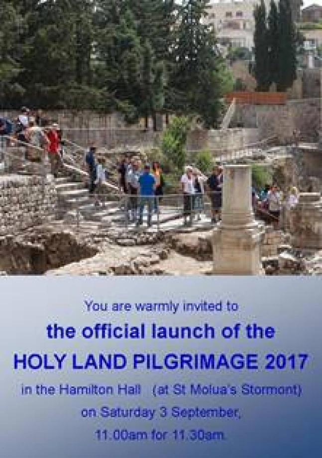 Holy Land Pilgrimage 2017 will launch at special event