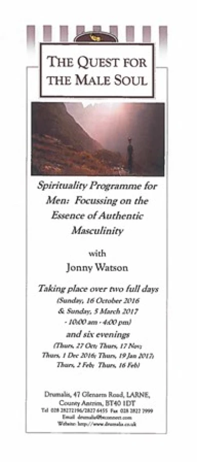 New spirituality programme for men 