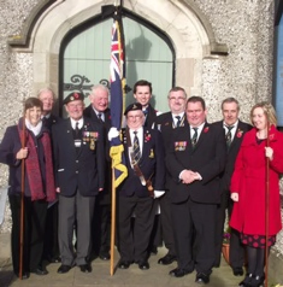 Royal British Legion at Killinchy Parish Church