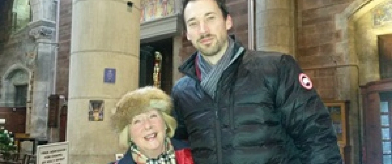 Silent Witness Star takes a tour of Belfast Cathedral