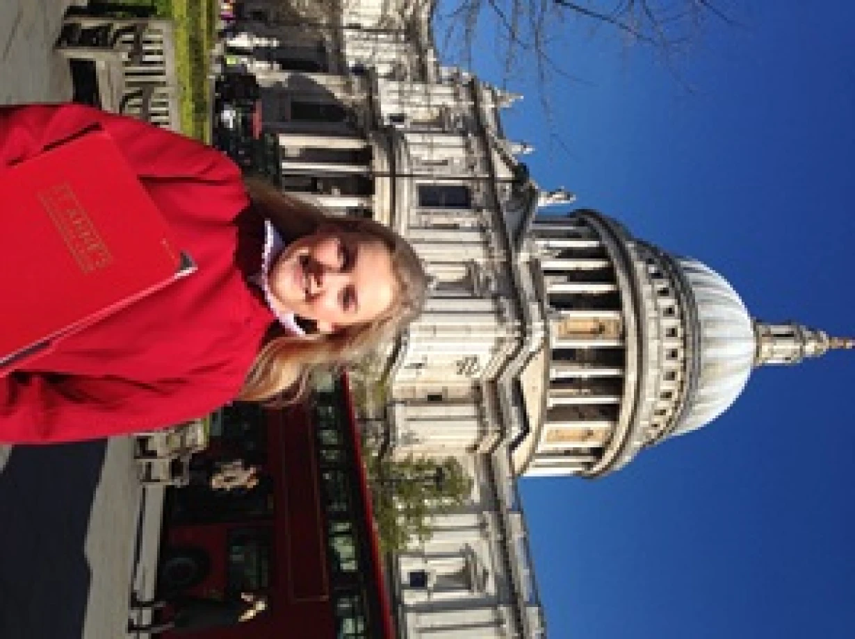 St Anne’s chorister Tania sings in St Paul’s Cathedral