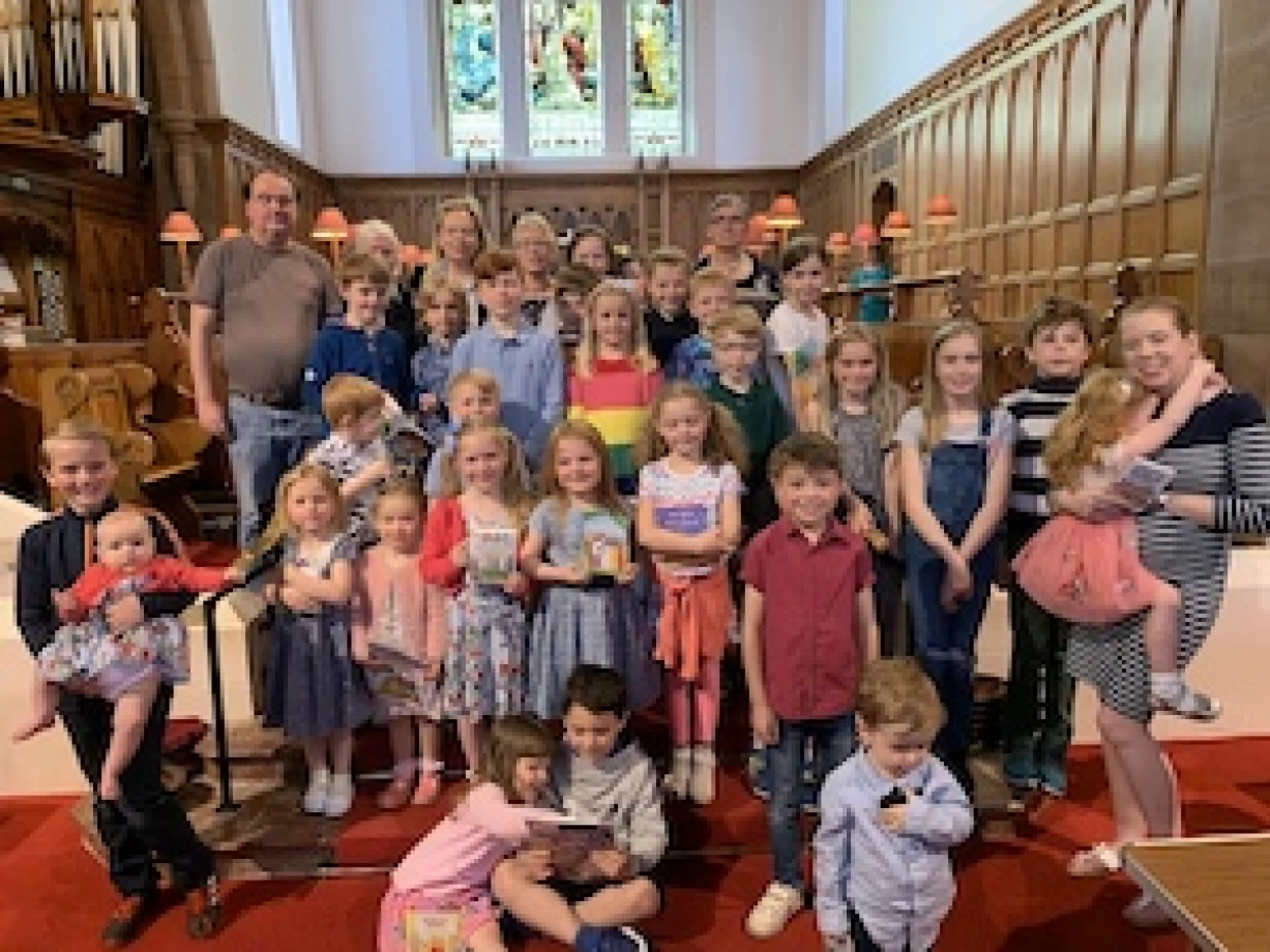 St Columba’s celebrate their growing children’s ministry 