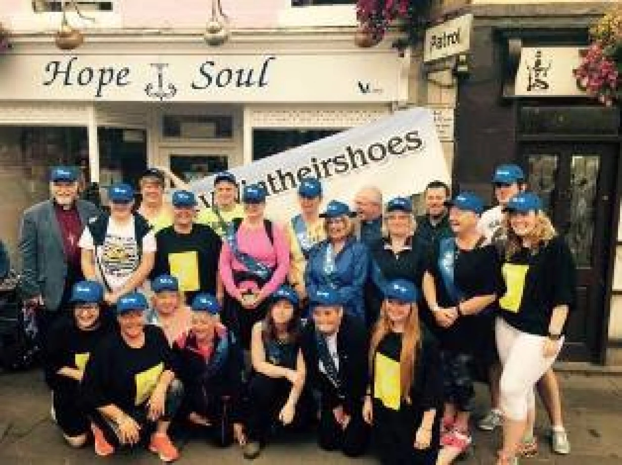 Via Wings begin their Walk of Hope from Dromore to Dublin