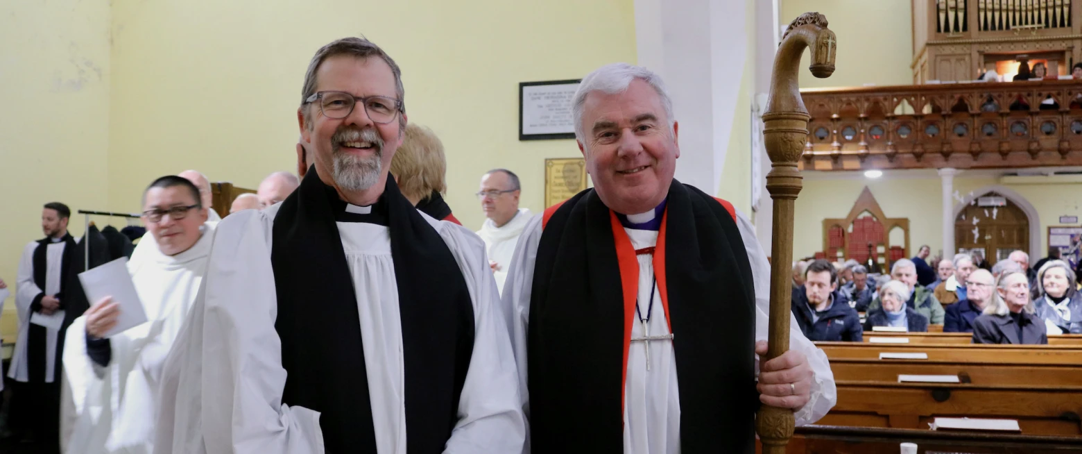 A warm welcome for Revd Andy Hay