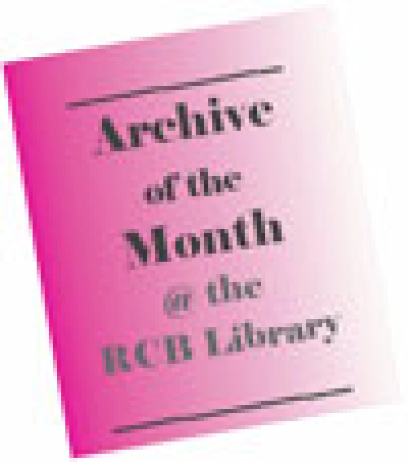 Archive of the Month May 2013