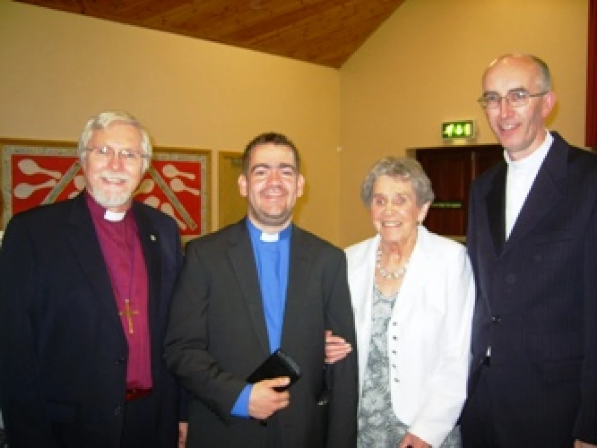 Bishop Harold ordains new deacon
