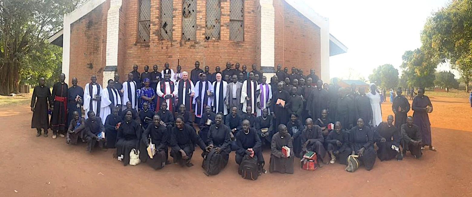 Bishop David preaches at Maridi Diocesan Synod