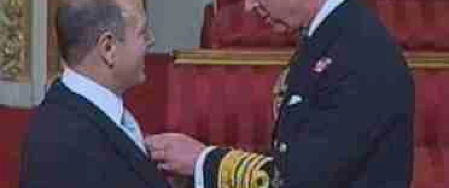 OBE for Dr Michael Paterson