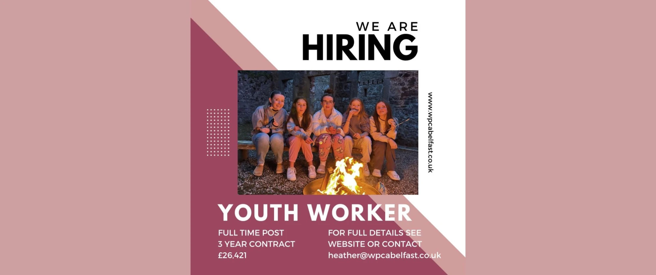 Vacancy for a Youth Worker (WPCA)