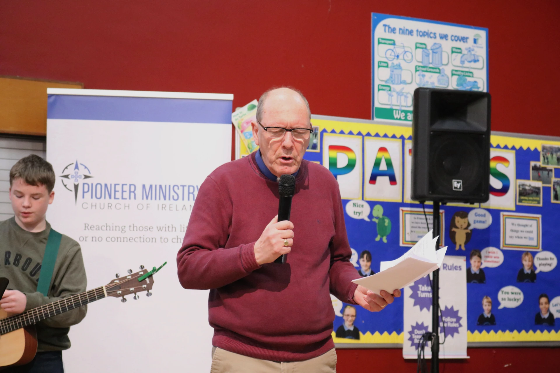 Prayers led by Canon Scott McDonald