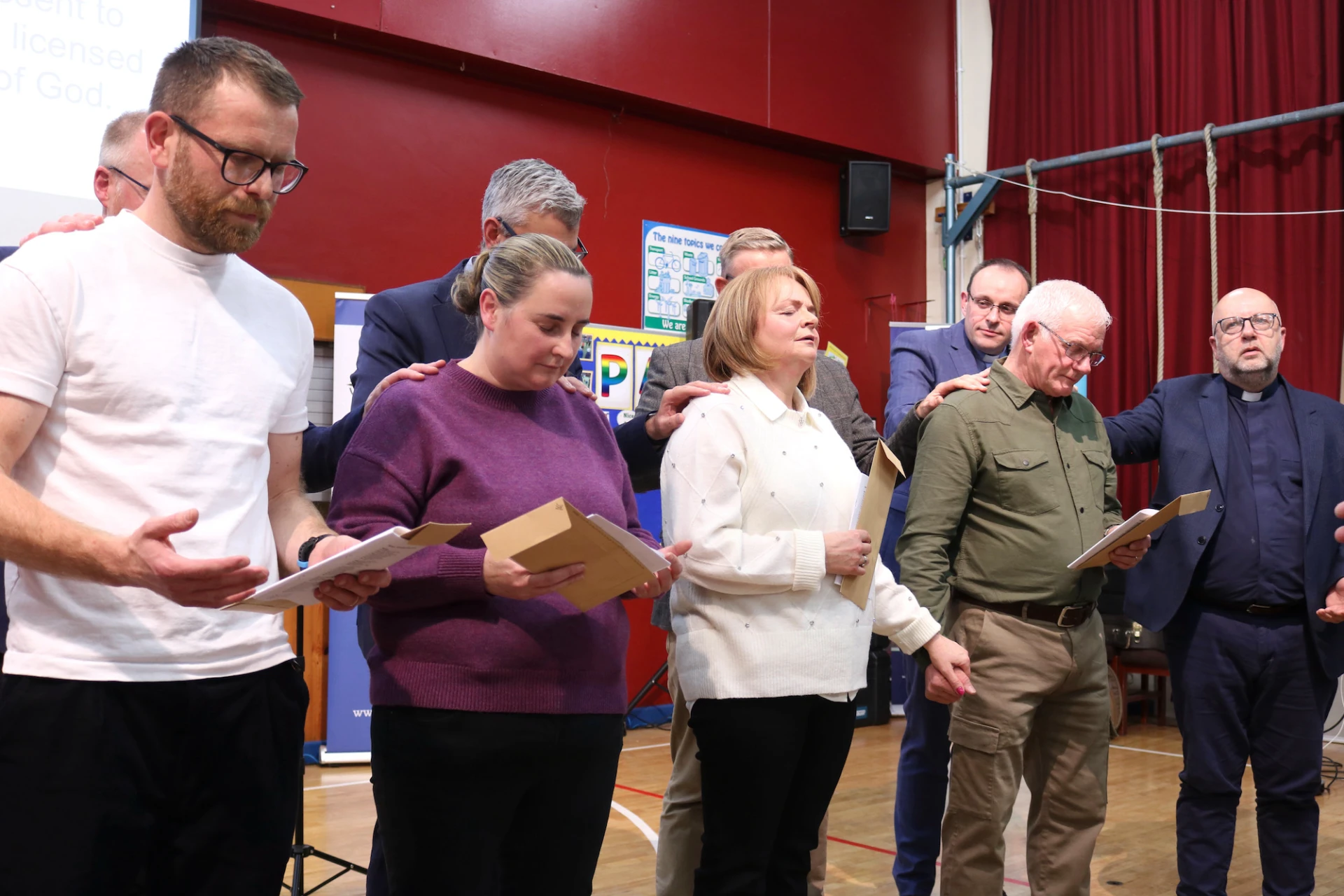 Prayers after the commissioning