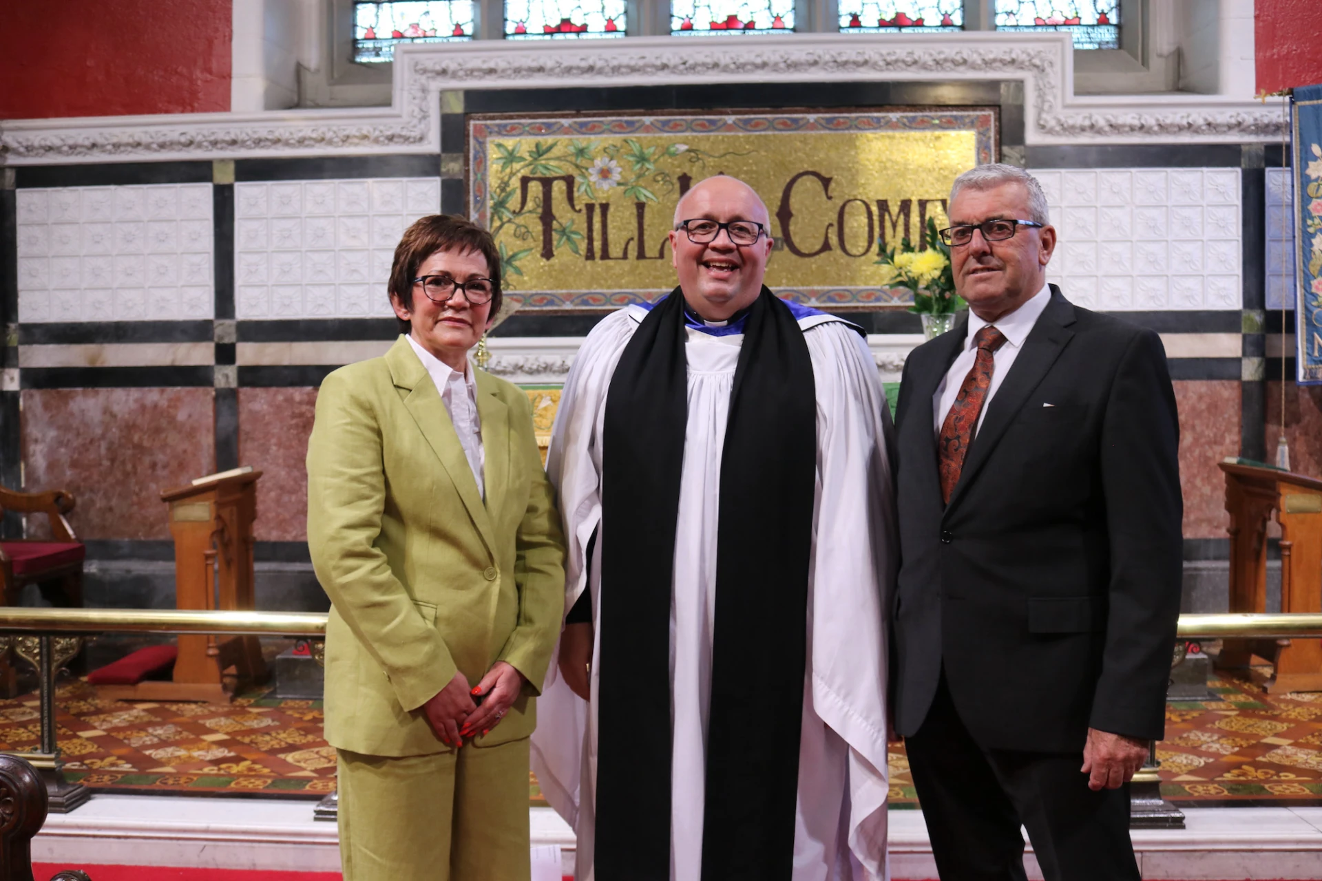 Rector's Wardens Freda Gilchrist (Holy Trinity Banbridge) and William Gault (Seapatrick)