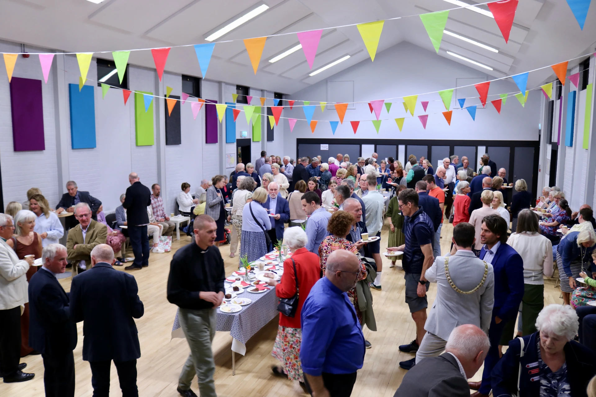 Refreshments in the hall